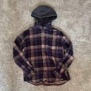 Hooded Flannel Sweatshirt